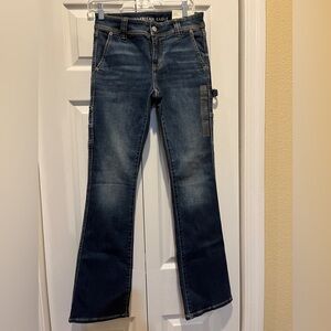 Dark Blue Women's Bootcut Jeans